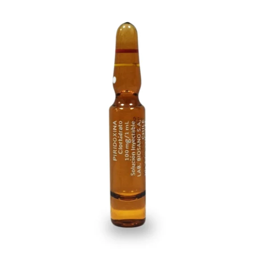 VITAMINA B6 PIRIDOXINA 100MG AMP I.M/I.V 1ML X 1 (BIOSANO) 